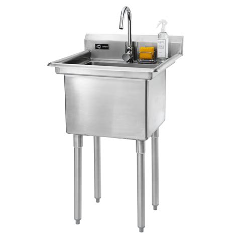 stainless steel utility sink with cabinet|freestanding stainless steel utility sink.